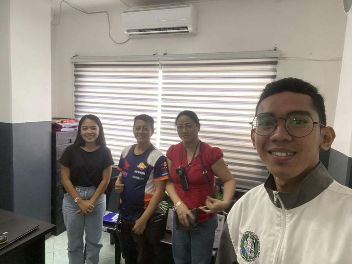 Clients visiting the office